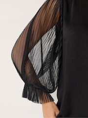 Blusa de manga plisada de M&Co - Imagen 4 de 6