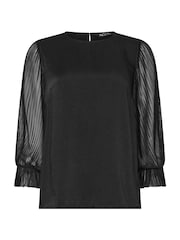 Blusa de manga plisada de M&Co - Imagen 5 de 6