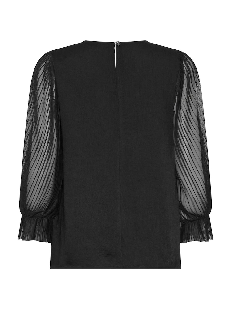Blusa de manga plisada de M&Co - Imagen 6 de 6