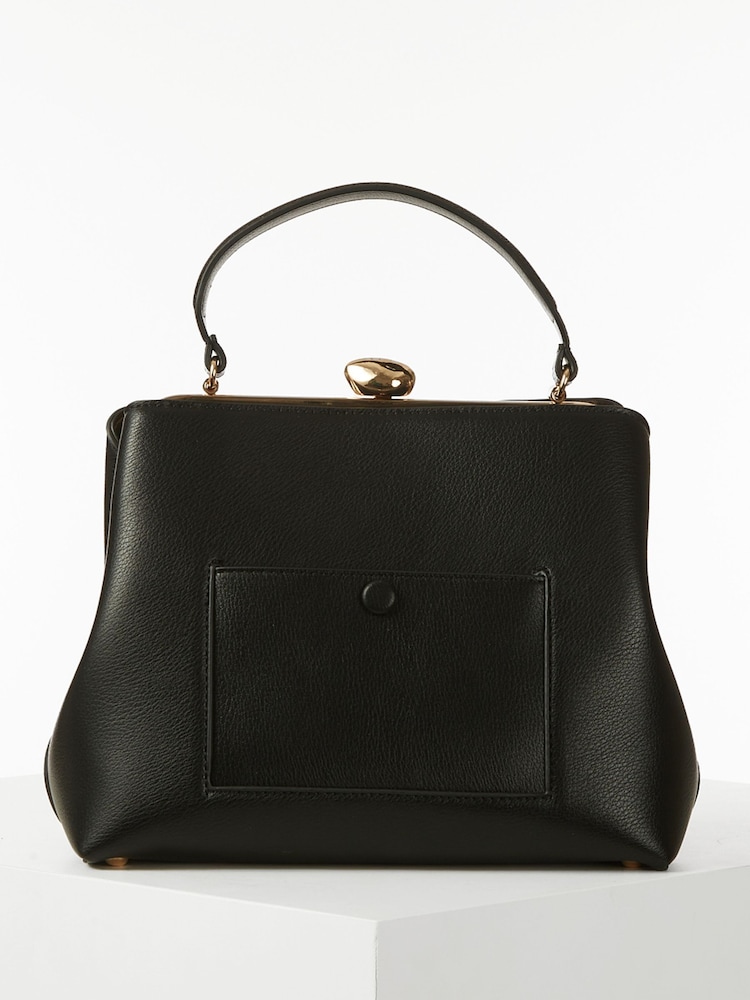 Negro - Bolso tote cruzado con marco Winter Louisa de Luella Grey - Imagen 2 de 6 Negro - Bolso tote cruzado con marco Winter Louisa de Luella Grey - Imagen 2 de 6