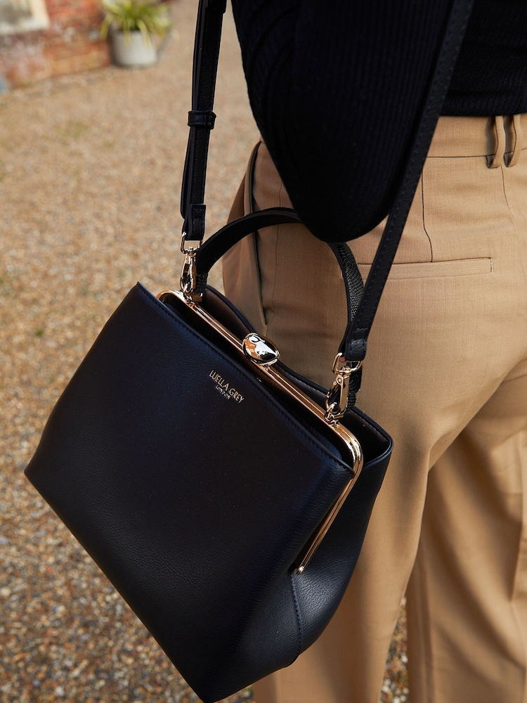 Luella Grey Louisa Winter Framed Cross-Body Tote Bag - Image 6 of 6