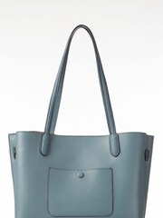 Luella Grey Blue Oriana Laptop Tote - Image 2 of 6