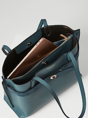 Luella Grey Blue Oriana Laptop Tote - Image 4 of 6