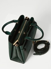 Luella Grey Green Kristie Cross-Body Tote Bag - Image 5 of 6