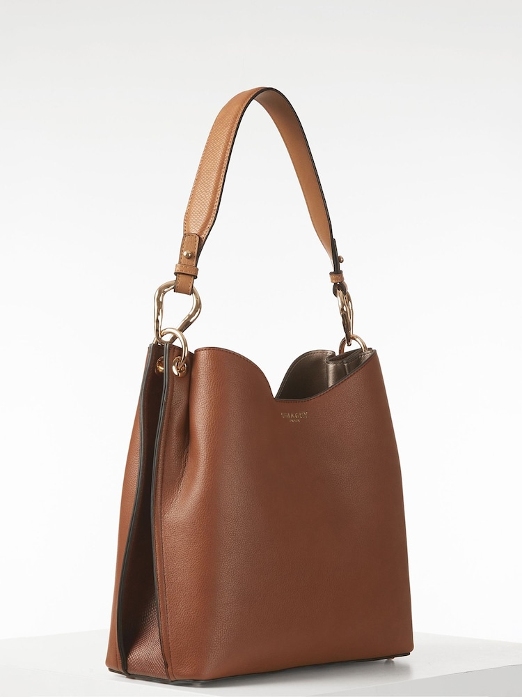 Коричневый - Сумка-тоут Luella Grey Phoebe Hobo Winter - Image 2 of 5