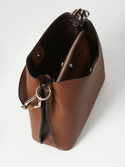 Коричневый - Сумка-тоут Luella Grey Phoebe Hobo Winter - Image 3 of 5