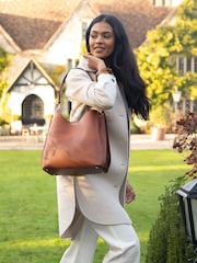 Коричневый - Сумка-тоут Luella Grey Phoebe Hobo Winter - Image 5 of 5