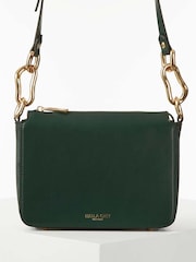 Luella Grey Green Margarita Zip Top Crossbody Bag - Image 1 of 6