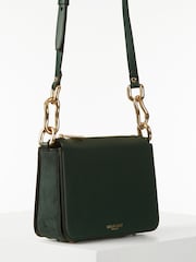 Luella Grey Green Margarita Zip Top Crossbody Bag - Image 3 of 6