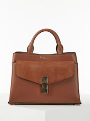 Коричневый - Luella Grey Kristie Cross-Body Winter Tote Bag - Image 1 of 6