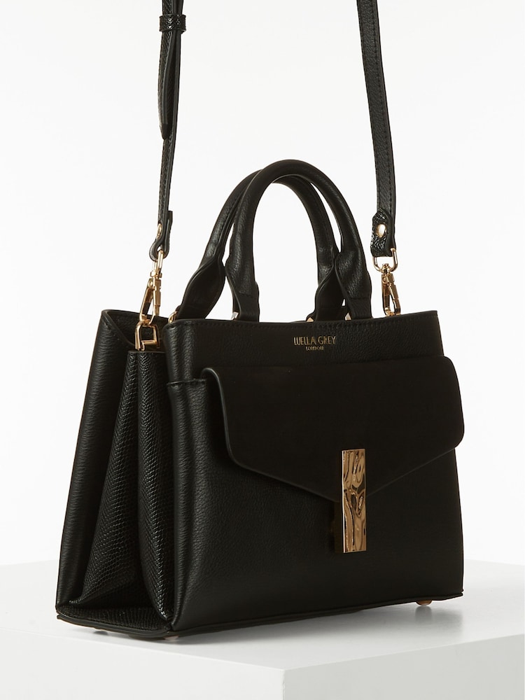Черный - Luella Grey Kristie Cross-Body Winter Tote Bag - Image 2 of 5