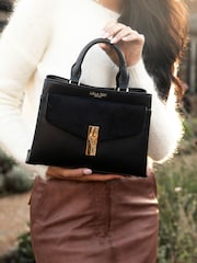 Черный - Luella Grey Kristie Cross-Body Winter Tote Bag - Image 4 of 5