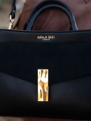 Черный - Luella Grey Kristie Cross-Body Winter Tote Bag - Image 5 of 5