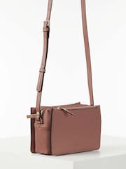 Розовый - Сумка с длинным ремешком и молнией Luella Grey Ivy - Image 5 of 6