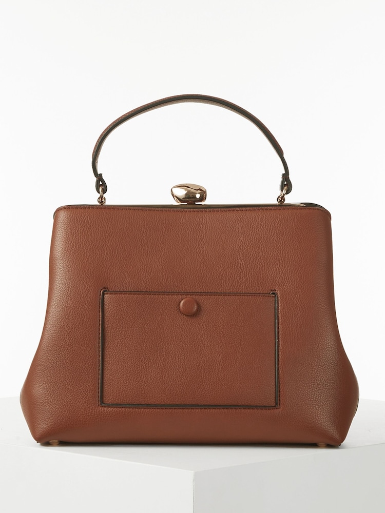 Luella Grey Louisa Winter Framed Cross-Body Tote Bag - Image 2 of 6