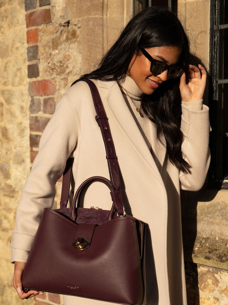 Cristobel Winter Laptop Tote Bag - Image 6 of 6