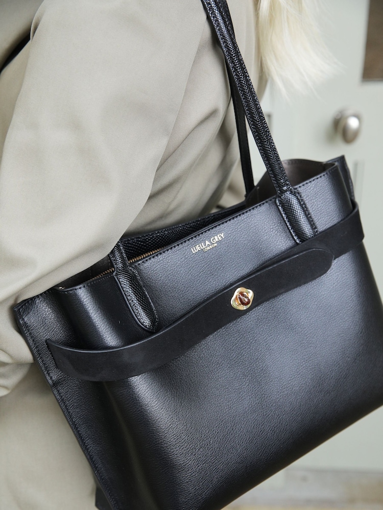 Luella Grey Oriana Laptop Tote Bag - Image 2 of 6 Luella Grey Oriana Laptop Tote Bag - Image 2 of 6