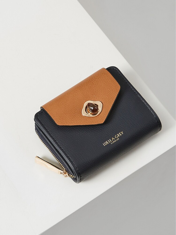 Luella Grey Small Blue Hettie Purse - Image 1 of 6