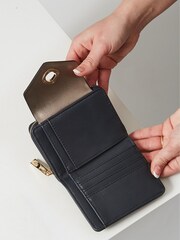 Luella Grey Small Blue Hettie Purse - Image 3 of 6