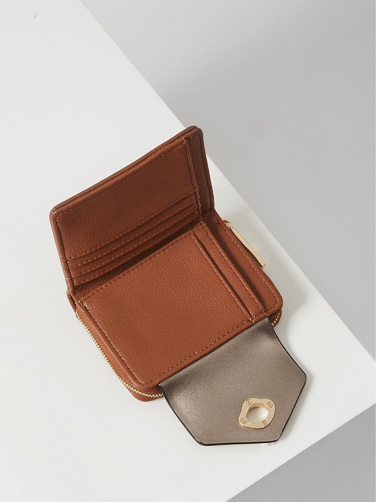 Luella Grey Small Hettie Brown Purse - Image 2 of 6
