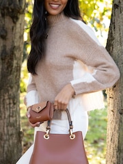Luella Grey Small Hettie Brown Purse - Image 5 of 6