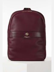 Luella Grey Purple Lula Laptop Work Backpack - Image 1 of 4