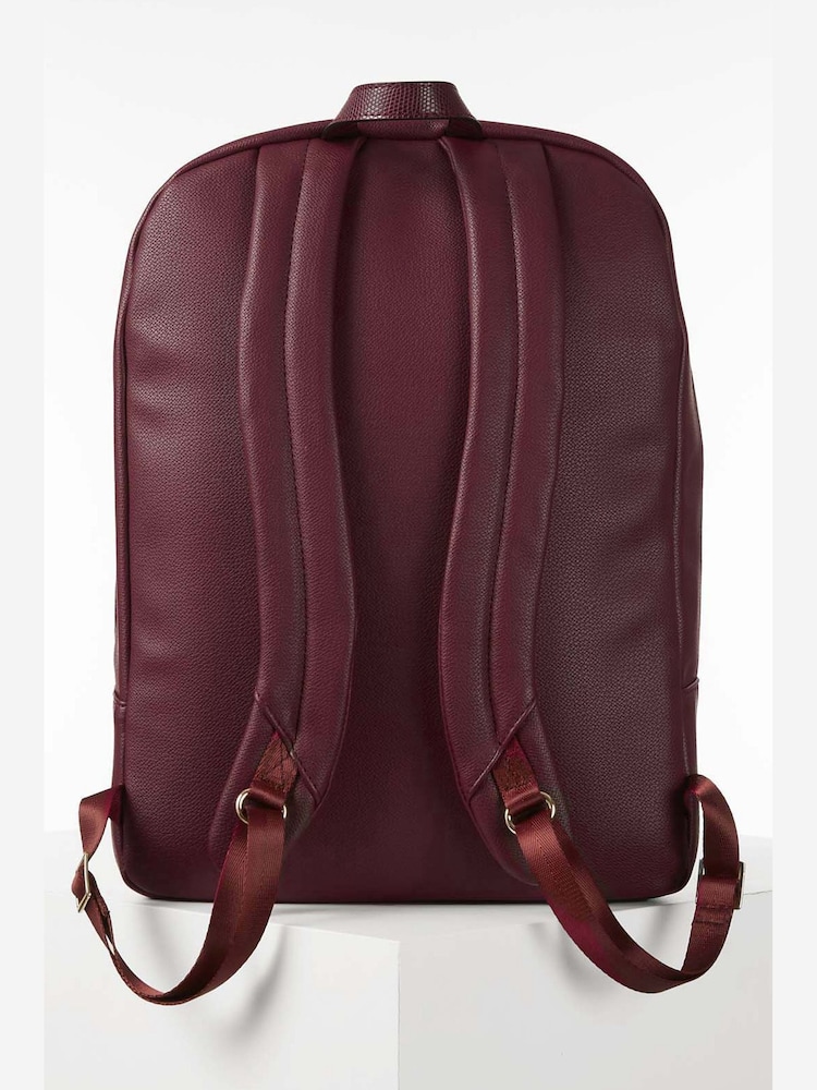 Luella Grey Purple Lula Laptop Work Backpack - Image 4 of 4
