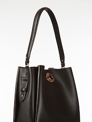 Luella Grey Henri Winter Hobo Tote Black Bag - Image 2 of 6