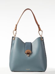 Luella Grey Blue Alexi Hobo Tote Bag - Image 3 of 6