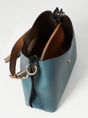 Luella Grey Blue Alexi Hobo Tote Bag - Image 5 of 6