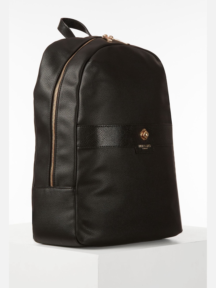 Luella Grey Lula Laptop Work Black Backpack - Image 3 of 4