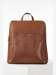 Luella Grey Patsy Laptop Work Brown Backpack - Image 1 of 5