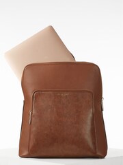 Luella Grey Patsy Laptop Work Brown Backpack - Image 2 of 5