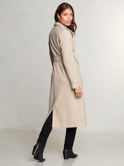Lipsy Воротник-воронка с поясом длинное пальто - Image 4 of 4