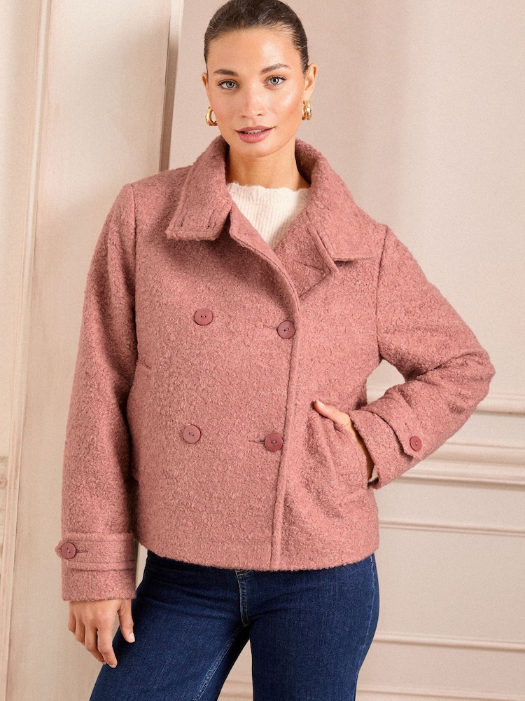 Love & Roses Kurze Jacke mit Trichterkragen - Bild 5 von 5 Love & Roses Kurze Jacke mit Trichterkragen - Bild 5 von 5
