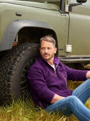 Joe Browns Purple Premium Cosy Woven Funnel Top - Image 6 of 9
