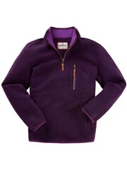 Joe Browns Purple Premium Cosy Woven Funnel Top - Image 7 of 9