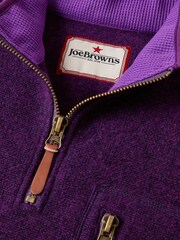 Joe Browns Purple Premium Cosy Woven Funnel Top - Image 8 of 9