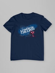 All + Every Blue Peanuts Snoopy London Calling Mens 100% Cotton T-Shirt - Image 3 of 4