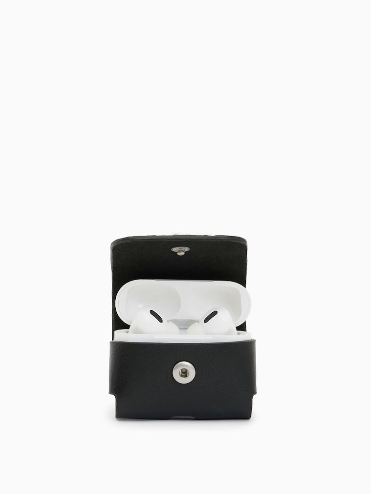 AllSaints Black Tierra Airpod Case - Image 2 of 5