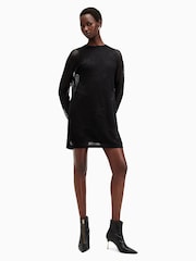 AllSaints Black Seraph Dress - Image 4 of 8