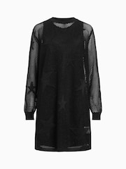 AllSaints Black Seraph Dress - Image 8 of 8