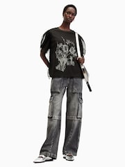AllSaints Tommi Fondre 100% Cotton T-Shirt - Image 3 of 9
