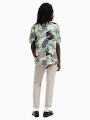 AllSaints Cream Tallis Trousers - Image 5 of 6