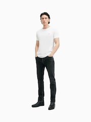 AllSaints White Tonic Short Sleeve Crew T-Shirt - Image 2 of 6