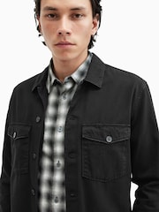 Czarny - AllSaints Spotter Long Sleeve Shirt - Image 5 of 6