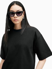 AllSaints Black Tillie T-Shirt - Image 2 of 6