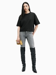 AllSaints Black Tillie T-Shirt - Image 3 of 6