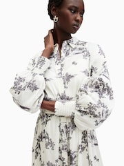 AllSaints White Skye Dress - Image 2 of 7