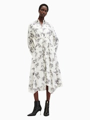 AllSaints White Skye Dress - Image 3 of 7